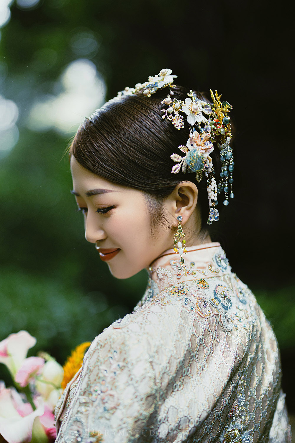 润尚美妆造型,新娘跟妆,时尚新娘造型,婚礼造型