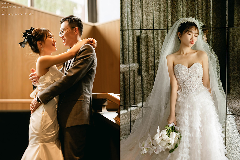 润尚美妆造型,新娘跟妆,时尚新娘造型,婚礼造型