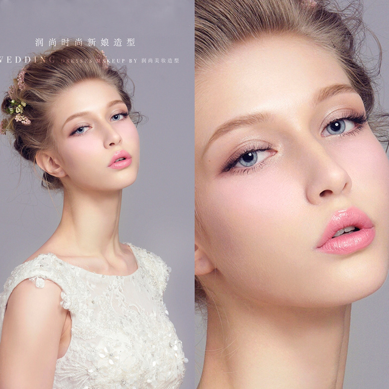 润尚美妆造型,新娘跟妆,时尚新娘造型,婚礼造型