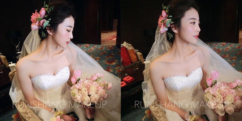 润尚美妆造型,新娘跟妆,时尚新娘造型,婚礼造型