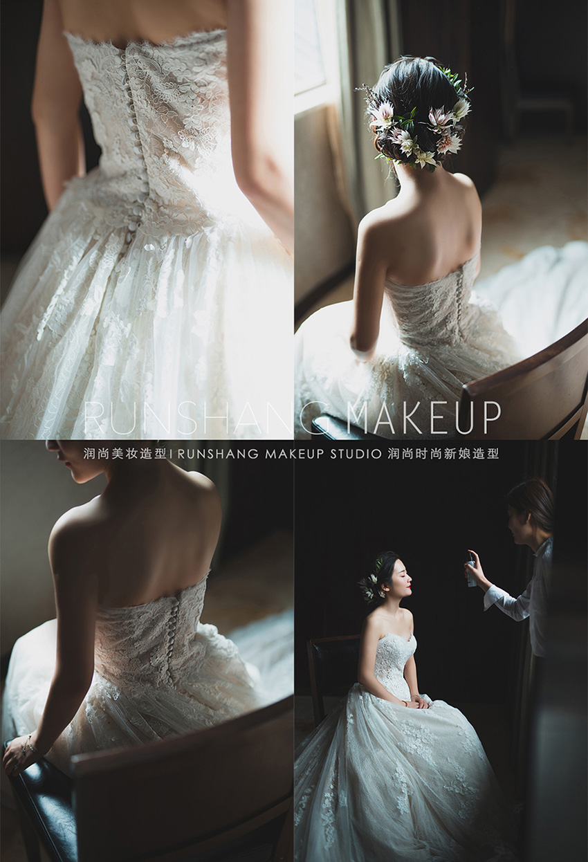 润尚美妆造型,新娘跟妆,时尚新娘造型,婚礼造型