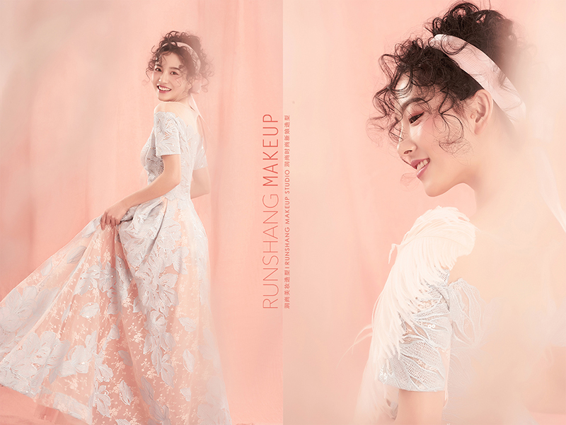 润尚美妆造型,新娘跟妆,时尚新娘造型,婚礼造型