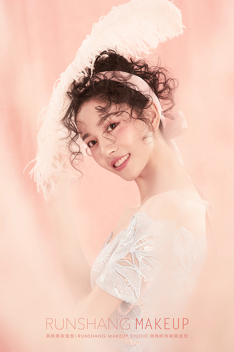 润尚美妆造型,新娘跟妆,时尚新娘造型,婚礼造型
