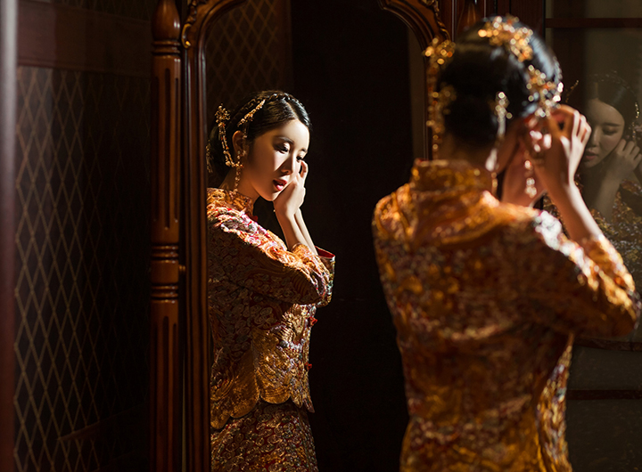 润尚美妆造型,新娘跟妆,时尚新娘造型,婚礼造型