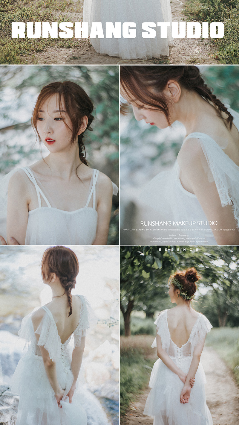 润尚美妆造型,新娘跟妆,时尚新娘造型,婚礼造型
