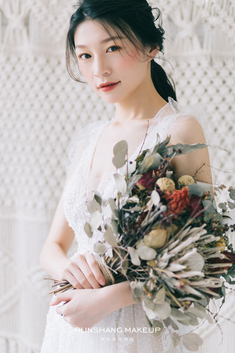 润尚美妆造型,新娘跟妆,时尚新娘造型,婚礼造型