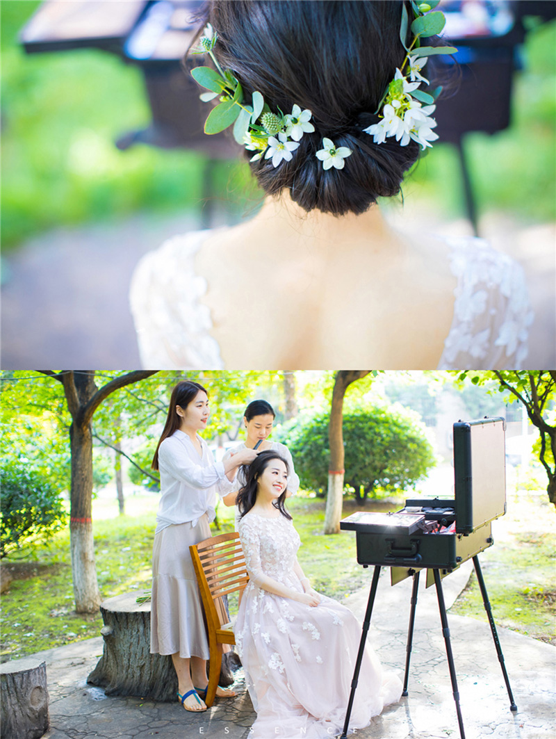 润尚美妆造型,新娘跟妆,时尚新娘造型,婚礼造型