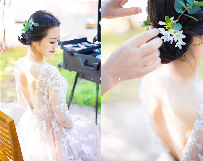 润尚美妆造型,新娘跟妆,时尚新娘造型,婚礼造型