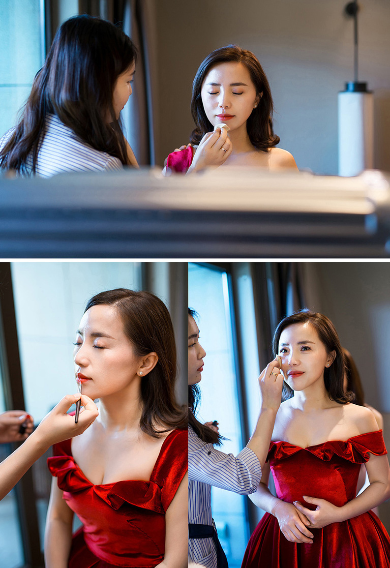 润尚美妆造型,新娘跟妆,时尚新娘造型,婚礼造型