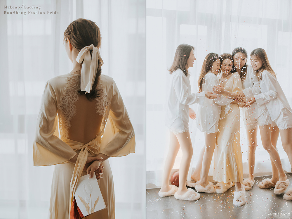 润尚美妆造型,新娘跟妆,时尚新娘造型,婚礼造型