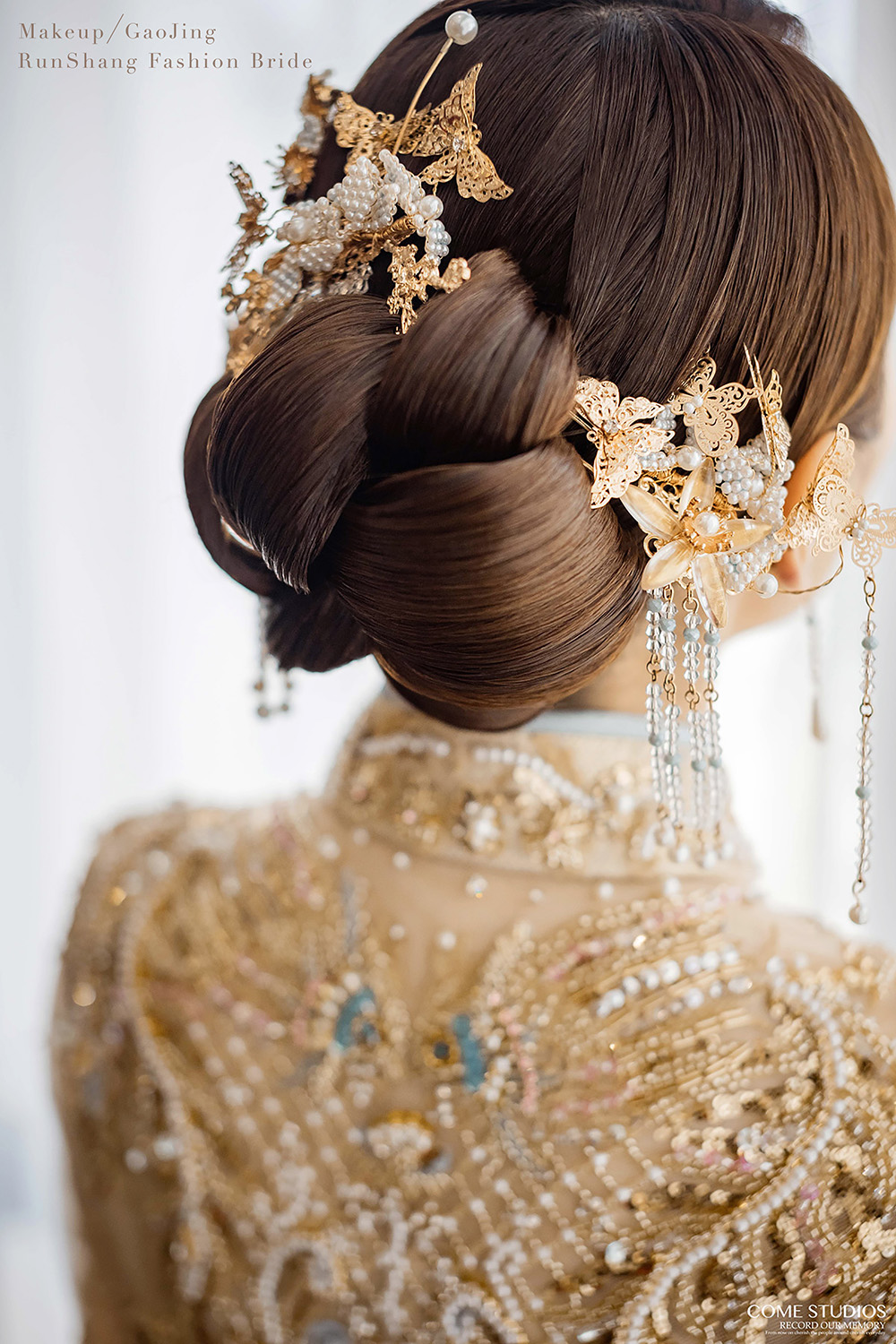 润尚美妆造型,新娘跟妆,时尚新娘造型,婚礼造型