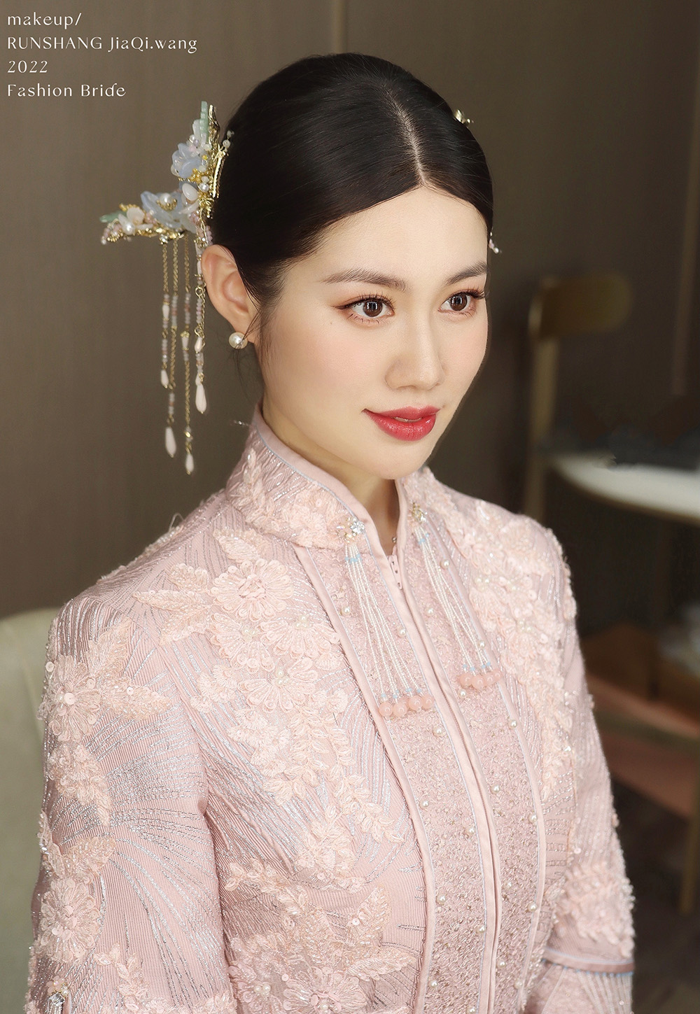 润尚美妆造型,新娘跟妆,时尚新娘造型,婚礼造型