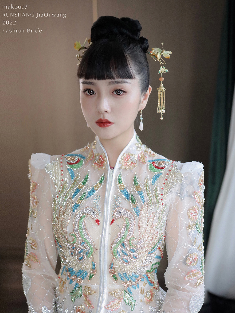 润尚美妆造型,新娘跟妆,时尚新娘造型,婚礼造型