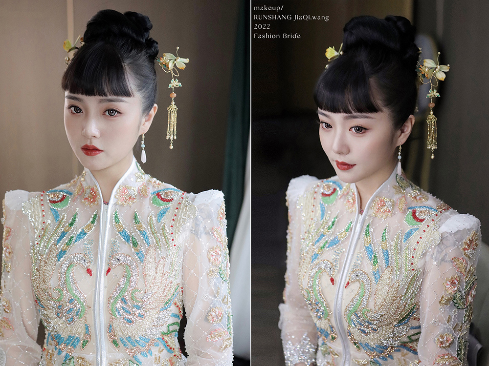 润尚美妆造型,新娘跟妆,时尚新娘造型,婚礼造型