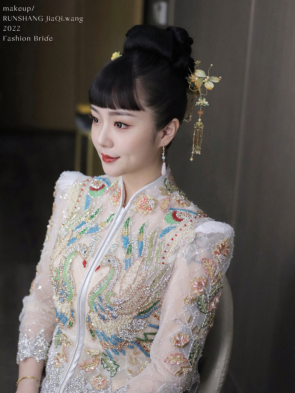 润尚美妆造型,新娘跟妆,时尚新娘造型,婚礼造型