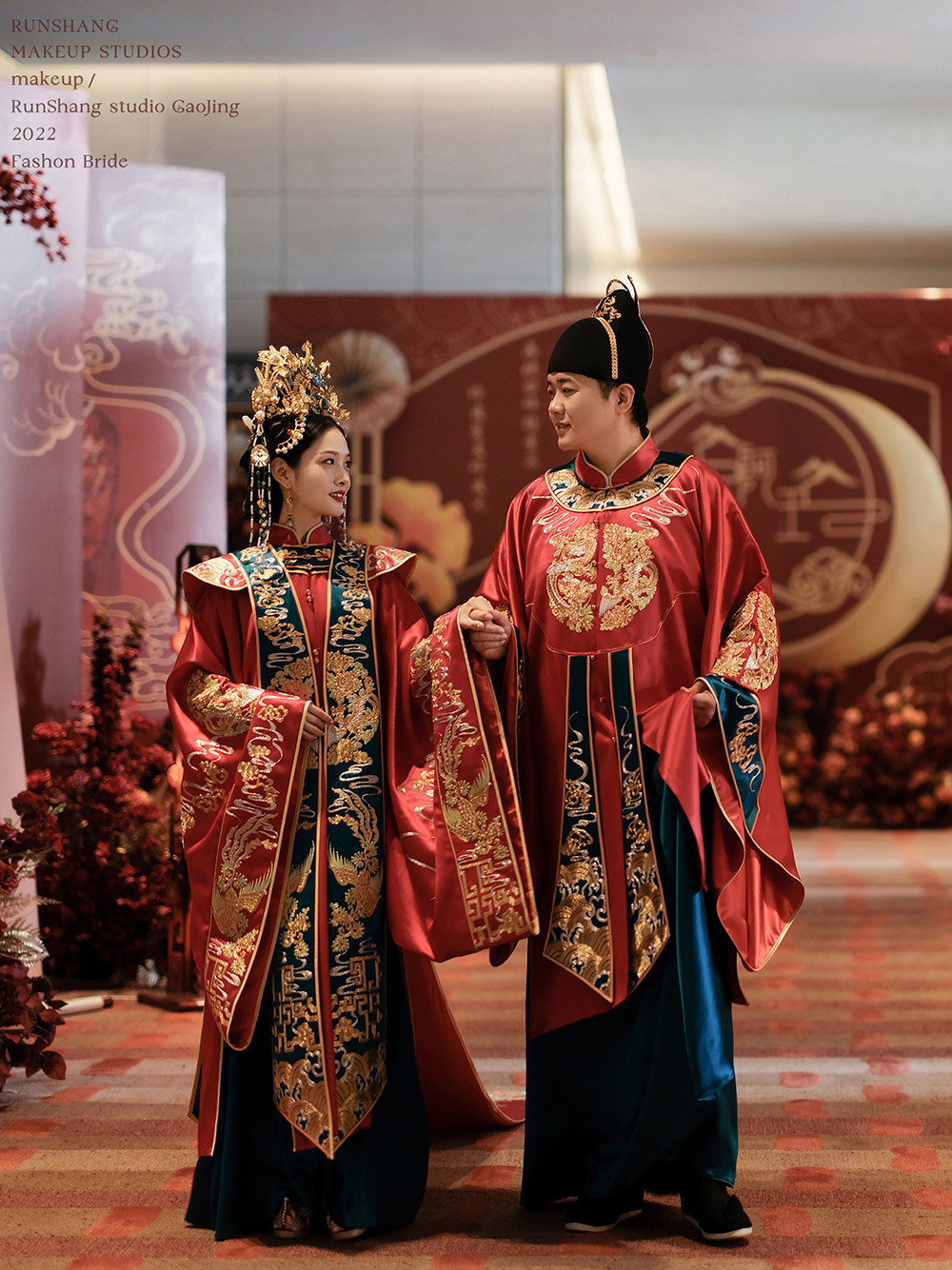 润尚美妆造型,新娘跟妆,时尚新娘造型,婚礼造型