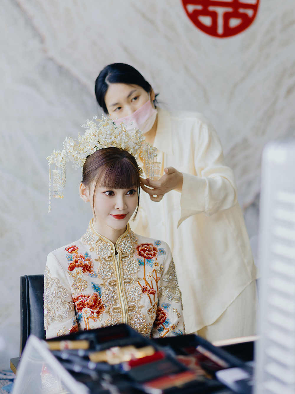 润尚美妆造型,新娘跟妆,时尚新娘造型,婚礼造型