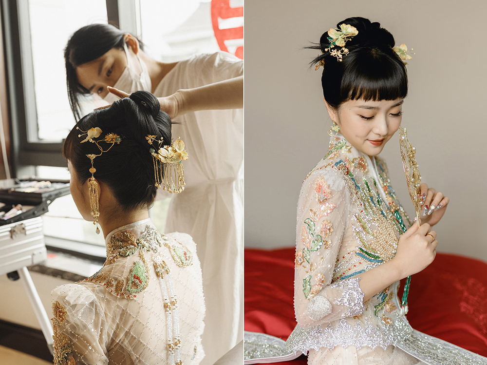 润尚美妆造型,新娘跟妆,时尚新娘造型,婚礼造型