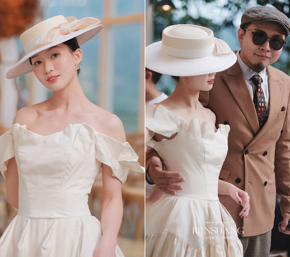 润尚美妆造型,新娘跟妆,时尚新娘造型,婚礼造型