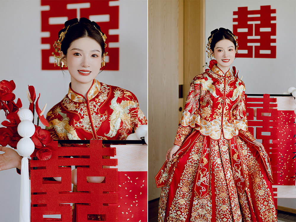 润尚美妆造型,新娘跟妆,时尚新娘造型,婚礼造型