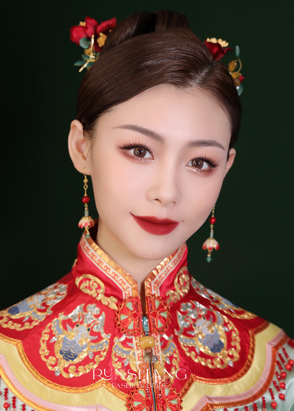 润尚美妆造型,新娘跟妆,时尚新娘造型,婚礼造型