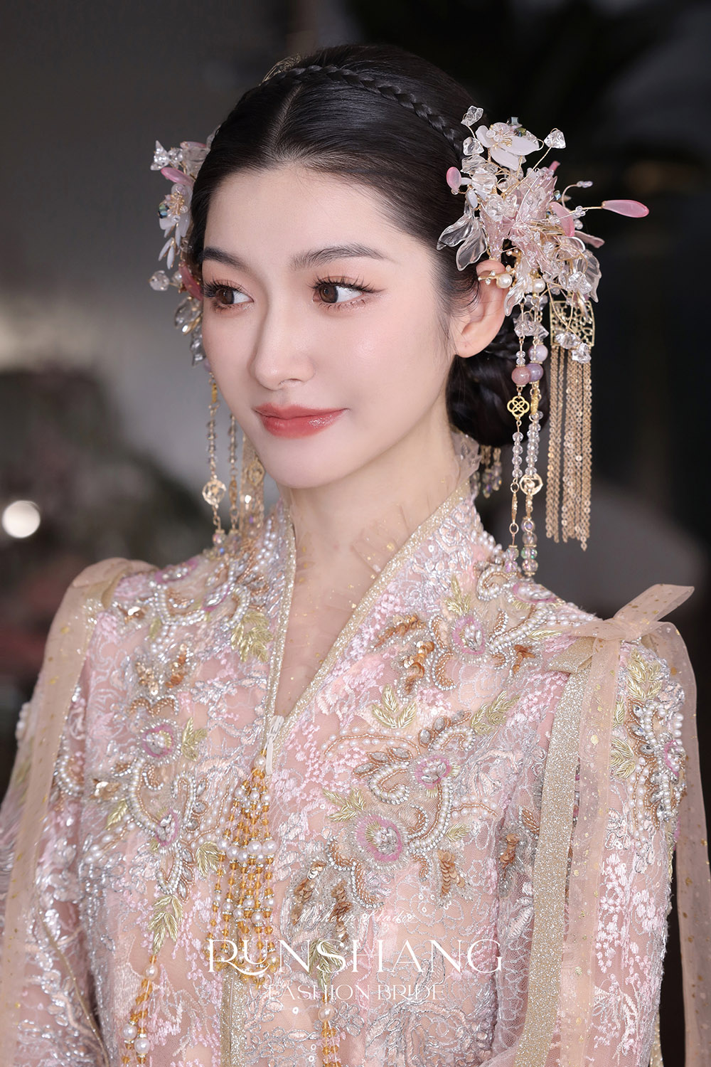 润尚美妆造型,新娘跟妆,时尚新娘造型,婚礼造型