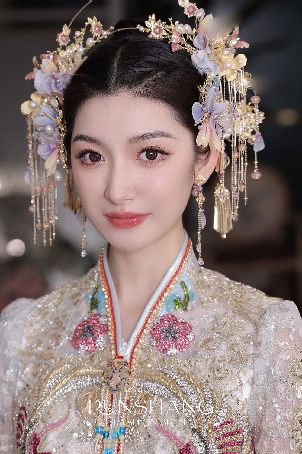 润尚美妆造型,新娘跟妆,时尚新娘造型,婚礼造型