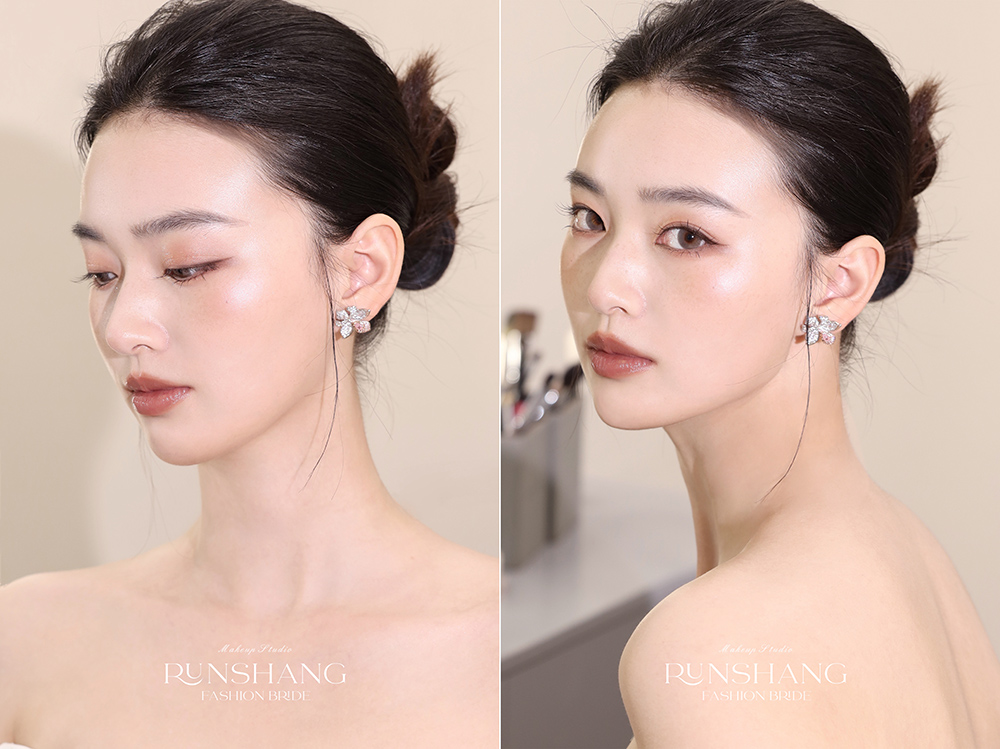 润尚美妆造型,新娘跟妆,时尚新娘造型,婚礼造型