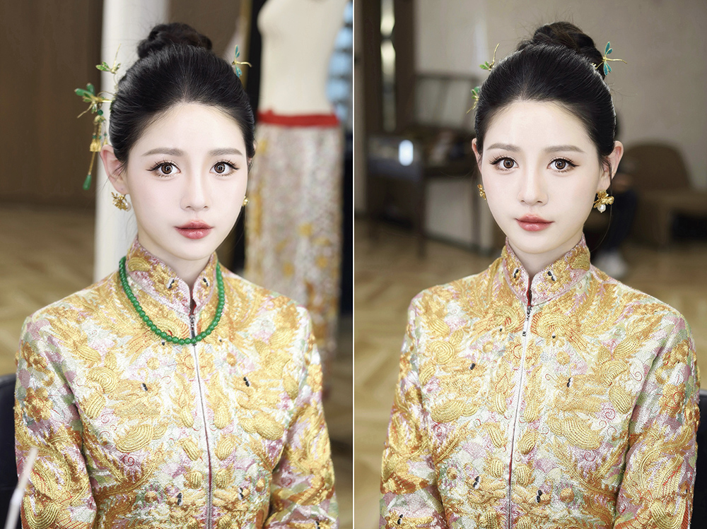 润尚美妆造型,新娘跟妆,时尚新娘造型,婚礼造型