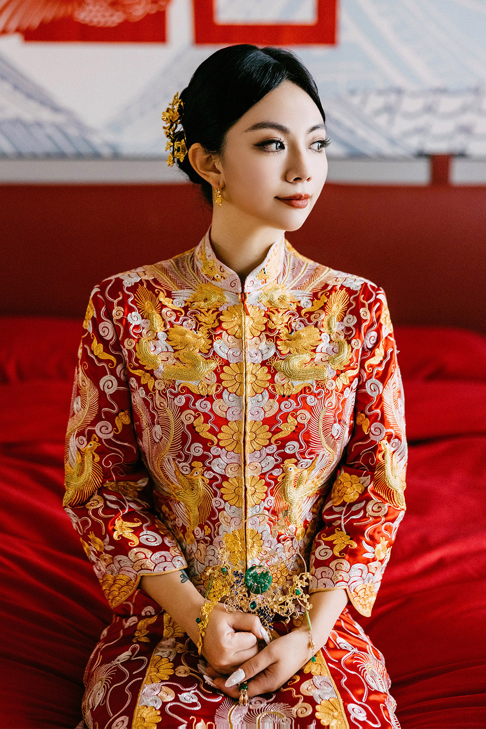 润尚美妆造型,新娘跟妆,时尚新娘造型,婚礼造型