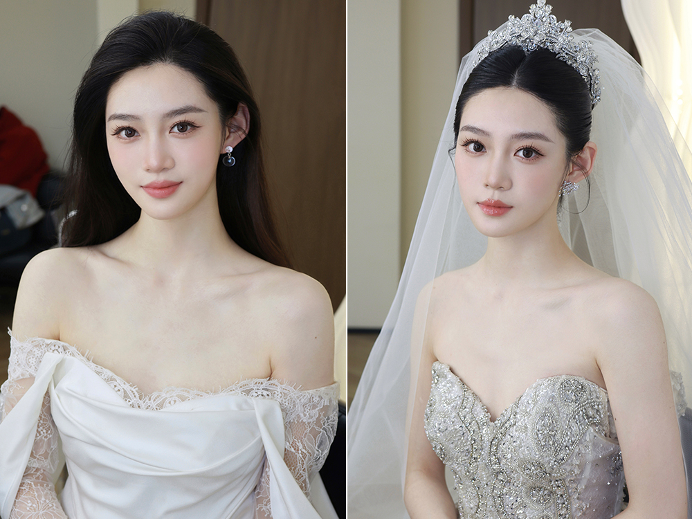 润尚美妆造型,新娘跟妆,时尚新娘造型,婚礼造型