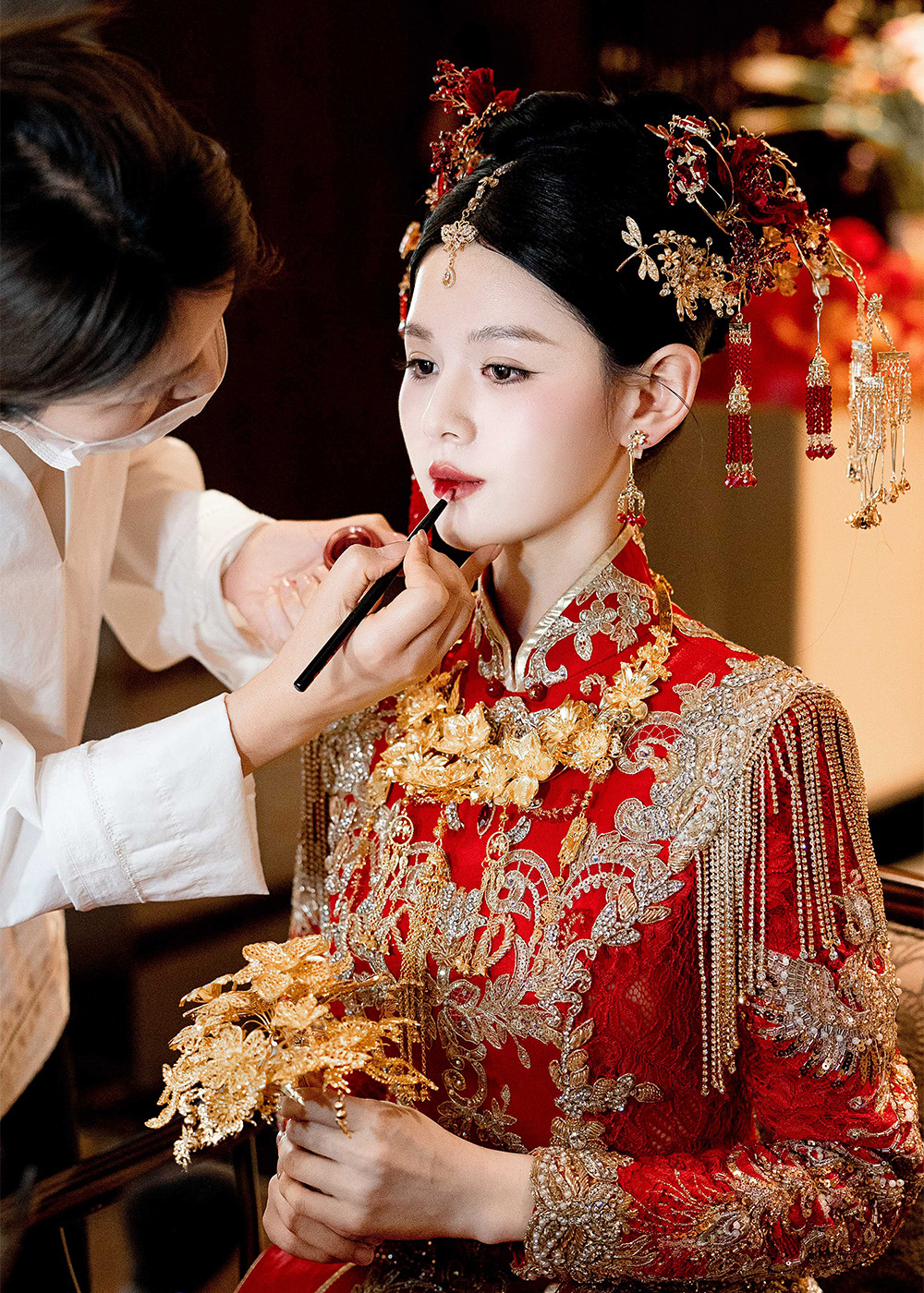 润尚美妆造型,新娘跟妆,时尚新娘造型,婚礼造型