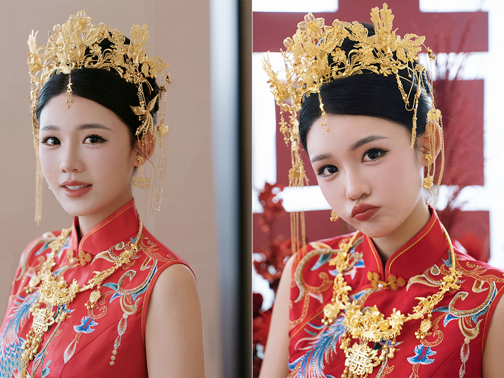 润尚美妆造型,新娘跟妆,时尚新娘造型,婚礼造型