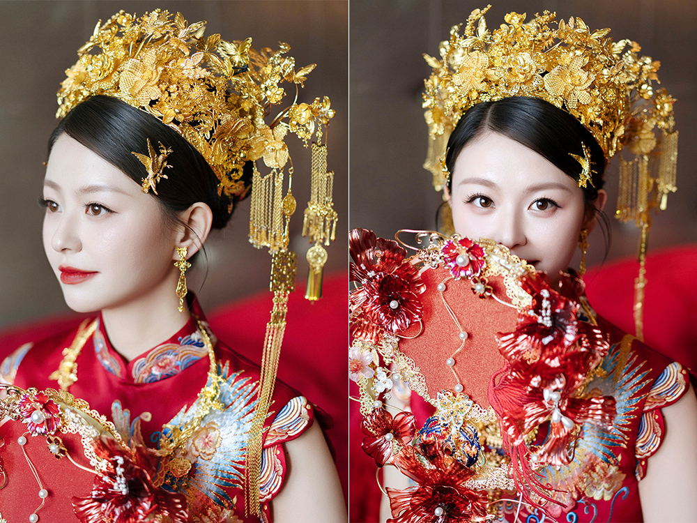 润尚美妆造型,新娘跟妆,时尚新娘造型,婚礼造型