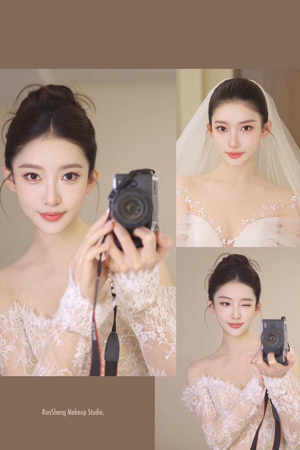 润尚美妆造型,新娘跟妆,时尚新娘造型,婚礼造型