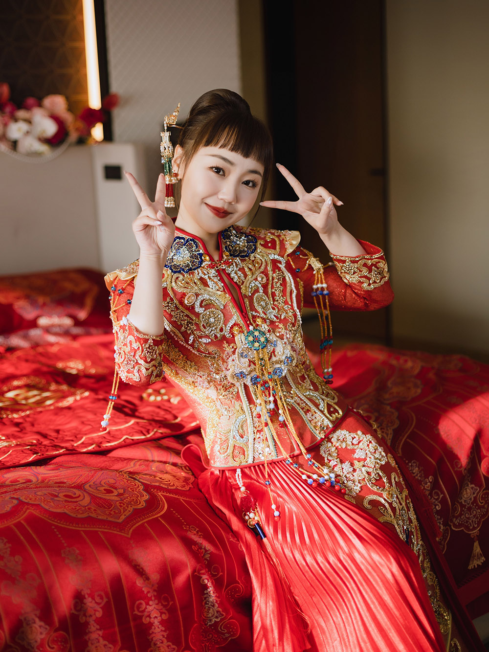 润尚美妆造型,新娘跟妆,时尚新娘造型,婚礼造型