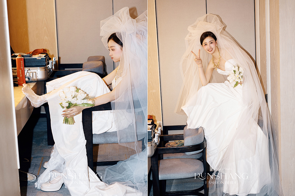 润尚美妆造型,新娘跟妆,时尚新娘造型,婚礼造型