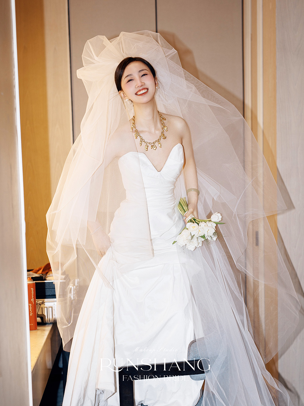 润尚美妆造型,新娘跟妆,时尚新娘造型,婚礼造型