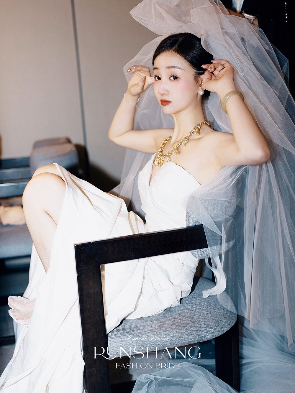 润尚美妆造型,新娘跟妆,时尚新娘造型,婚礼造型