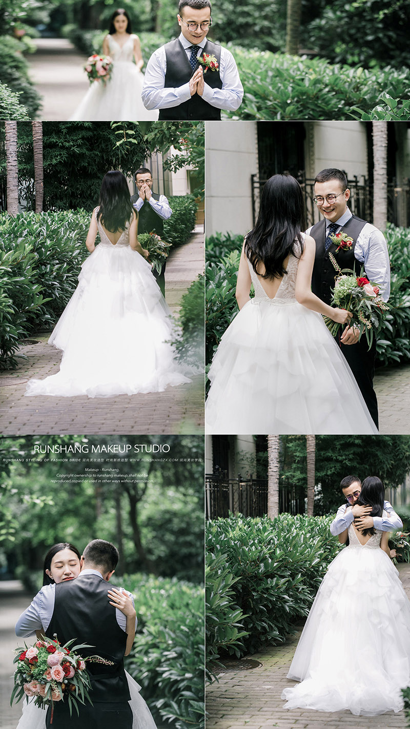润尚美妆造型,新娘跟妆,时尚新娘造型,婚礼造型,新娘试妆照