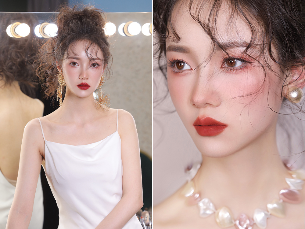 润尚美妆造型,新娘跟妆,时尚新娘造型,婚礼造型