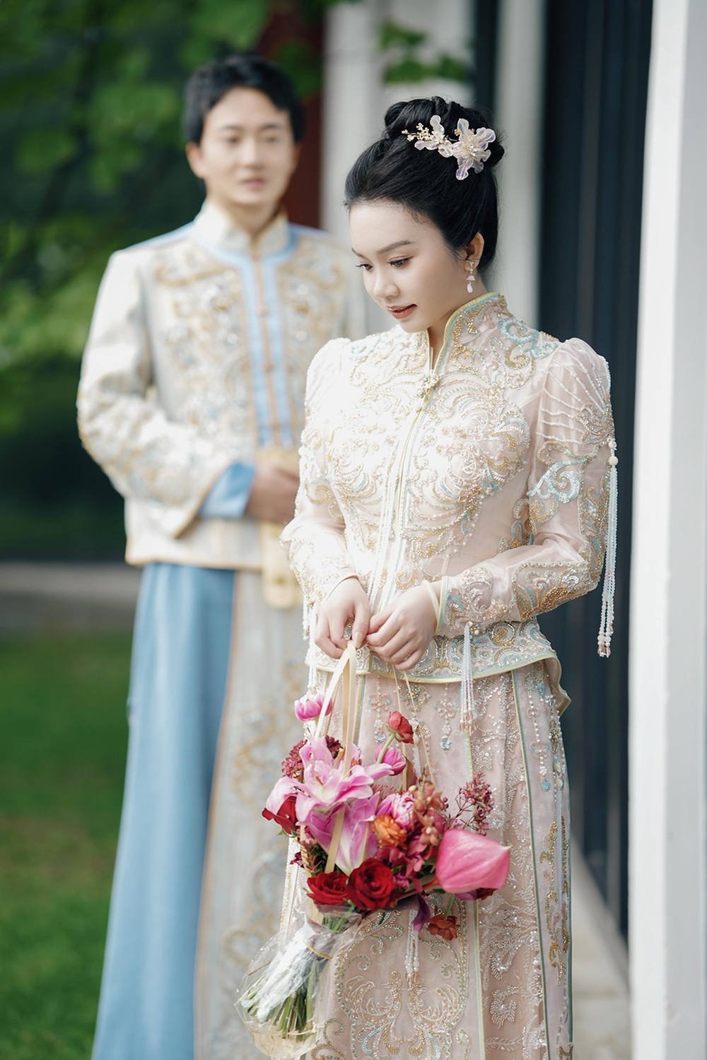 润尚美妆造型,新娘跟妆,时尚新娘造型,婚礼造型