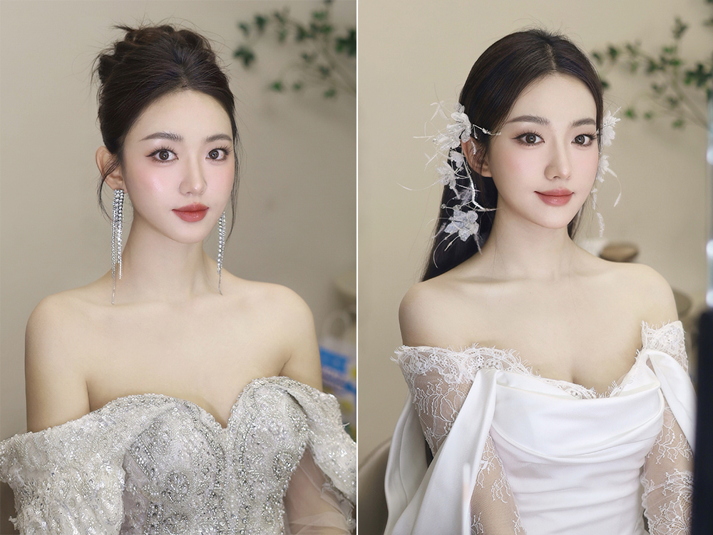 润尚美妆造型,新娘跟妆,时尚新娘造型,婚礼造型