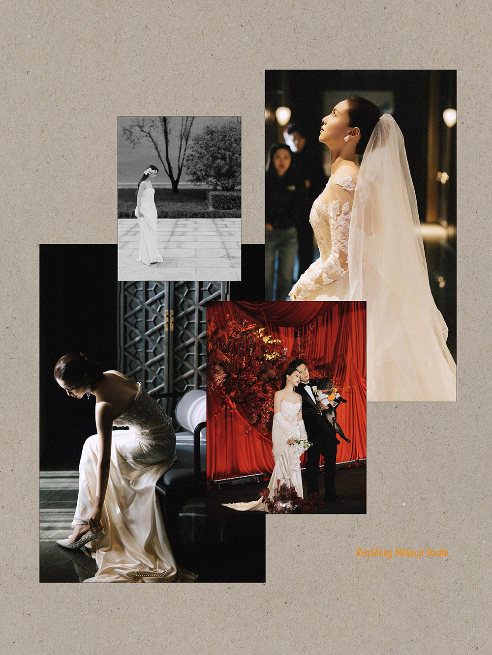润尚美妆造型,新娘跟妆,时尚新娘造型,婚礼造型