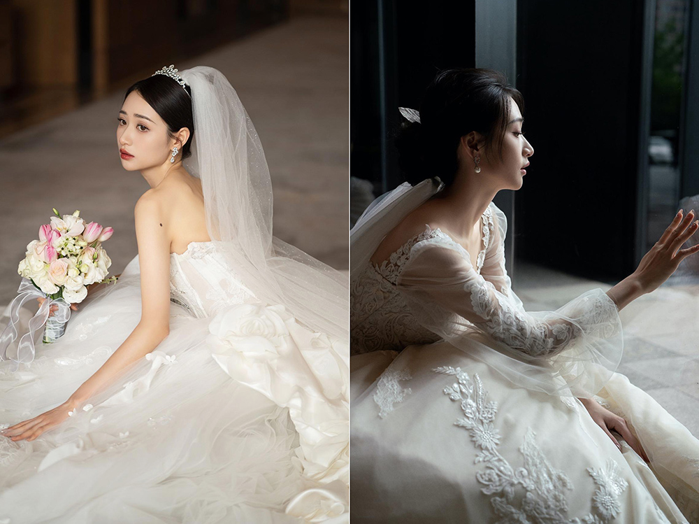 润尚美妆造型,新娘跟妆,时尚新娘造型,婚礼造型,试妆照,西安新娘跟妆