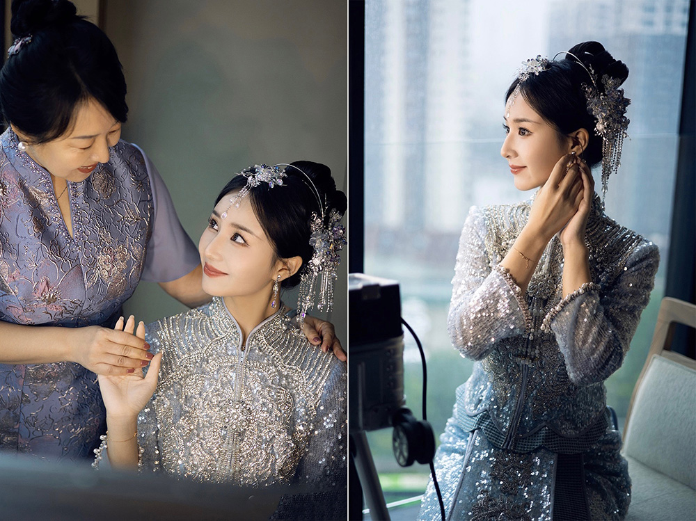 润尚美妆造型,新娘跟妆,时尚新娘造型,婚礼造型,试妆照,西安新娘跟妆