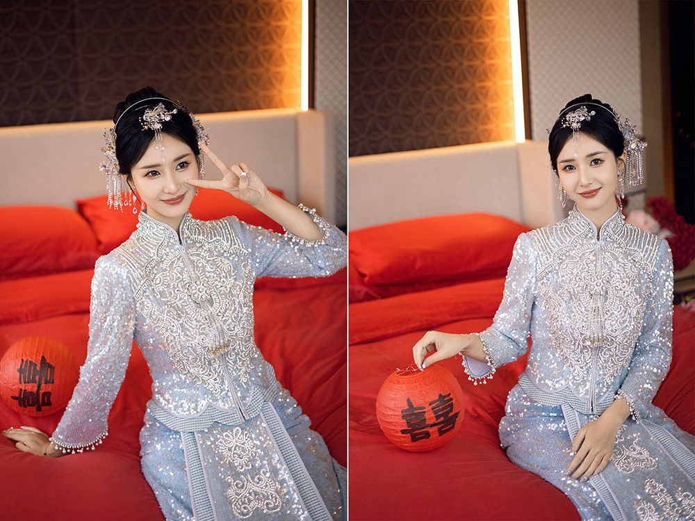 润尚美妆造型,新娘跟妆,时尚新娘造型,婚礼造型,试妆照,西安新娘跟妆