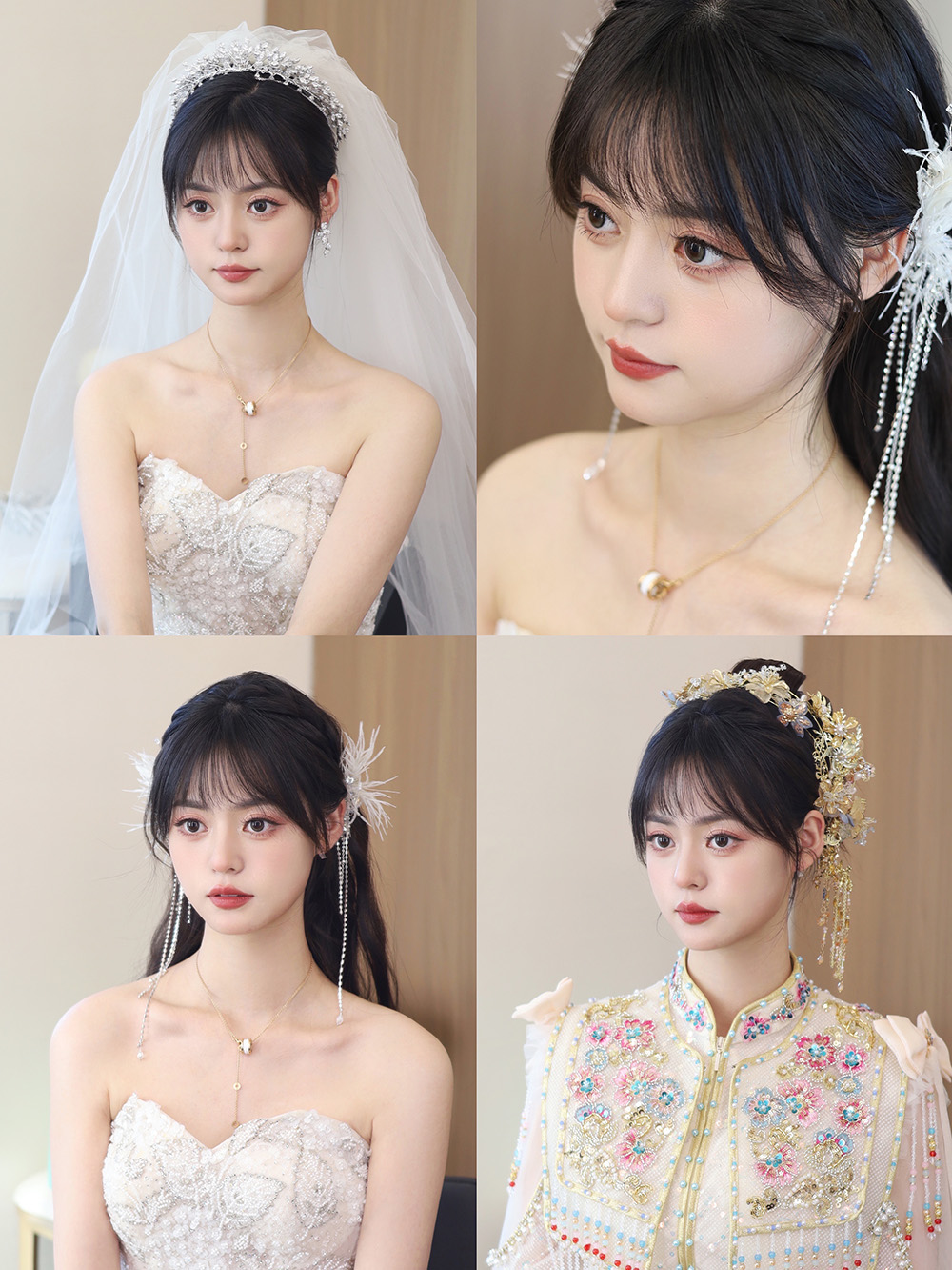 润尚美妆造型,新娘跟妆,时尚新娘造型,婚礼造型,试妆照,西安新娘跟妆