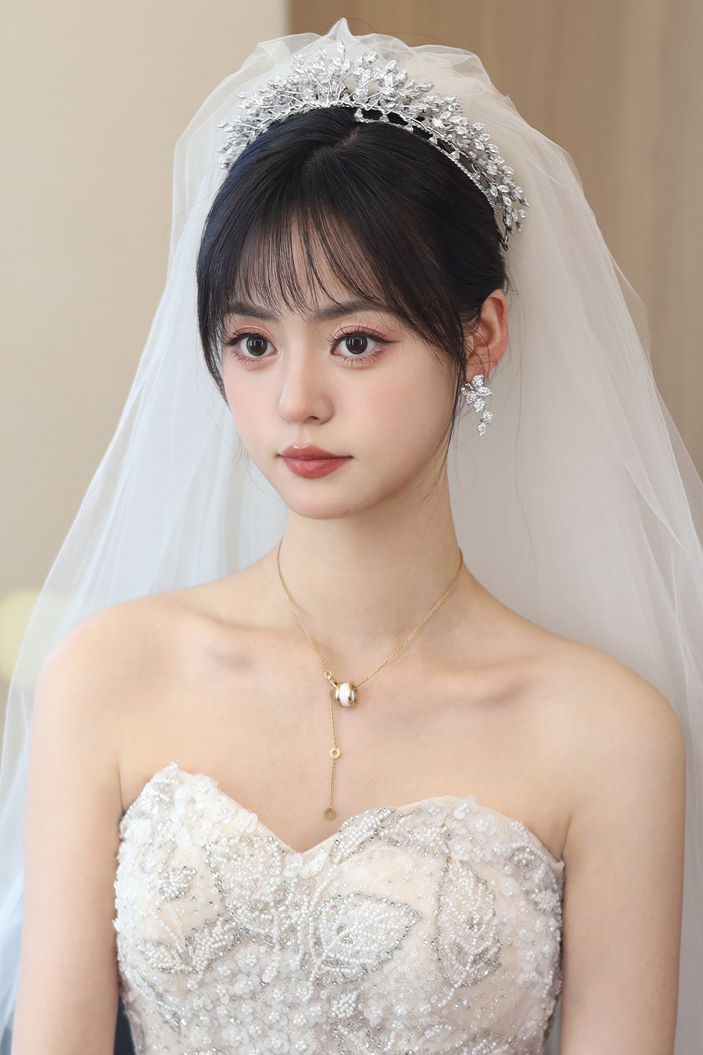 润尚美妆造型,新娘跟妆,时尚新娘造型,婚礼造型,试妆照,西安新娘跟妆