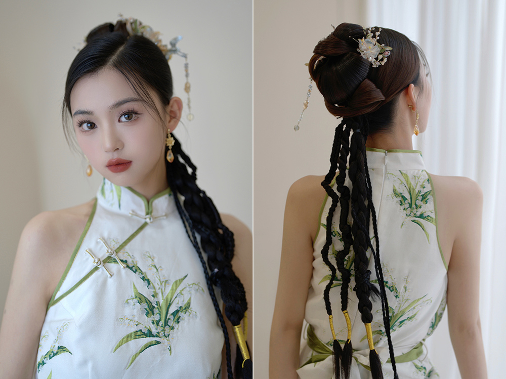 润尚美妆造型,新娘跟妆,时尚新娘造型,婚礼造型,试妆照,西安新娘跟妆